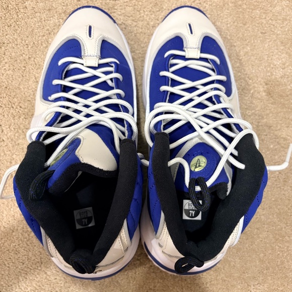 Nike Air Penny Sneakers – Blue/White – Boys 7Y – New Never Worn - Picture 2 of 6